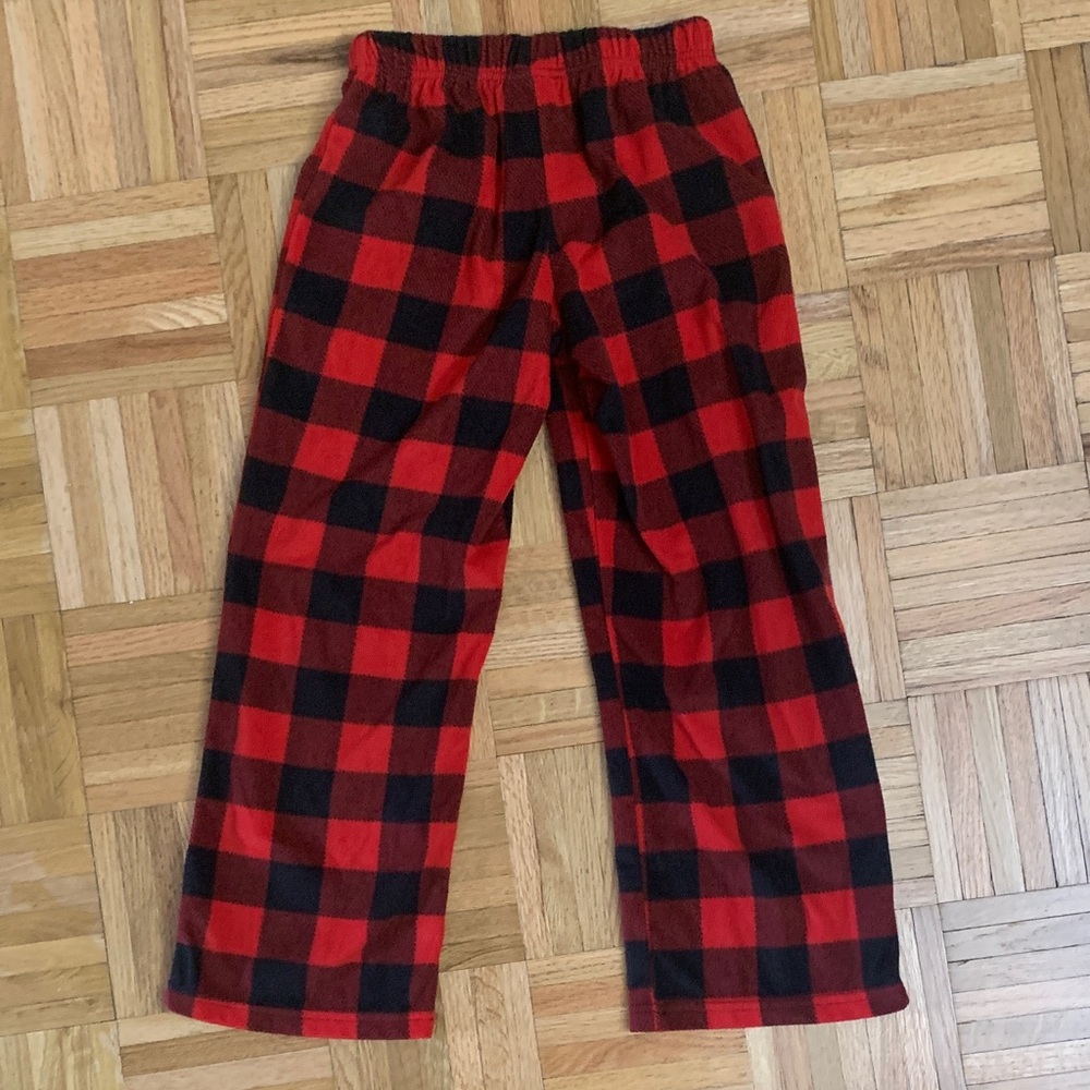 EUC (2) Pajama Pants - Plaid - COZY - Kids Size Small (6/7)